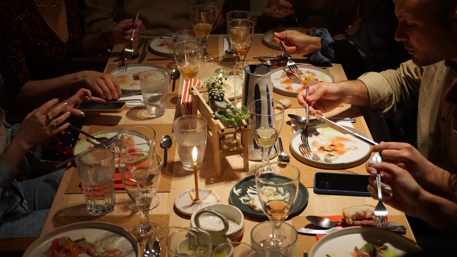 Long table, shared plates